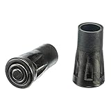 SE WS-2XTIP Rubber Tips for Walking Sticks (2-Pack)