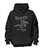 Official Winchester Mens Vintage Rider Classic Fleece Hoodie (Large, Black)