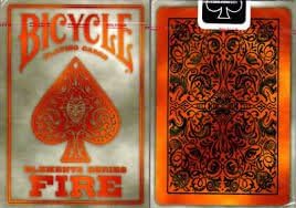 Wilddeckdotcom Fire Elements Series Playing Cards by Bicycle/USPCC