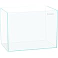LYPHARD AQUARIUMS 2.5 Gallon Rimless Aquarium Tank, Ultra Clear Low Iron Nano Fish Tank for Betta Shrimp, L11.8×W5.5×H9.8 Glass Thickness 5mm with EVA Foam Leveling Mat