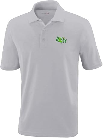 Amazon Com Speedy Pros Polo Performance Shirt Hope Cancer Heart