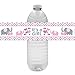 Pink and Gray Elephant Girl Baby Shower Water Bottle Labels - 24 Stickers primary