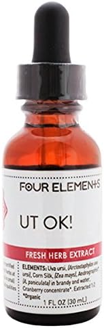 UT OK! Tincture Blend, 100% Certified Fresh Organic Herb Extract, 1 FL OZ