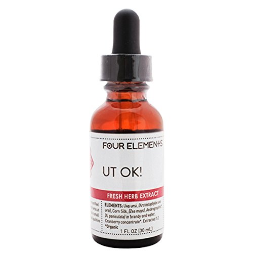 UT OK! Tincture Blend, 100% Certified Fresh Organic Herb Extract, 1 FL OZ
