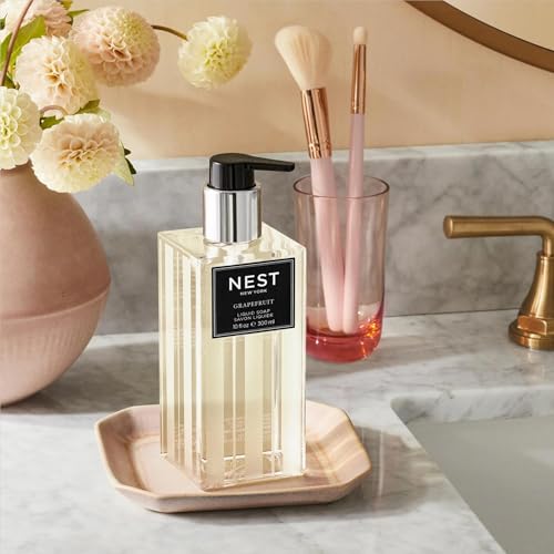 NEST NEW YORK LIQUID SOAP, MOROCCAN AMBER – 10 FL OZ – CLEANSES & NOURISHES SKIN – APPROX. 300 PUMPS PER BOTTLE – GLUTEN FREE & CRUELTY FREE