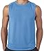 Mens Sleeveless Muscle Tank Top, 3XL Carolina Blue