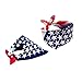 AISHNE 2 Pack Dog Bandana Bibs Scarfs Accessories for Pet-American Flag Bandana for Dogs Large or Small