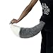Pawstar Furry Fox Plush Full Tail Adult Unisex Costume Cosplay - Grey and White