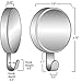 Haute Decor Attract Magnetic Wreath Hanger (Silver) - Set of 2 Magnets - for 2 Metal Doors/Surfaces or 1 Single-Pane Glass Door/Window - Holds up to 10 lbs.