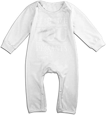 Xianhua Feed Me You Peasants Newborn Baby Winter Jumpsuit Long Sleeve Infant Rompers 6-24 M