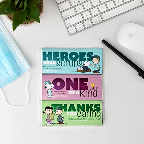 Peanuts Healthcare Workers Chocolate Gift Basket Snoopy Gourmet Bar Snack Food Charlie Brown