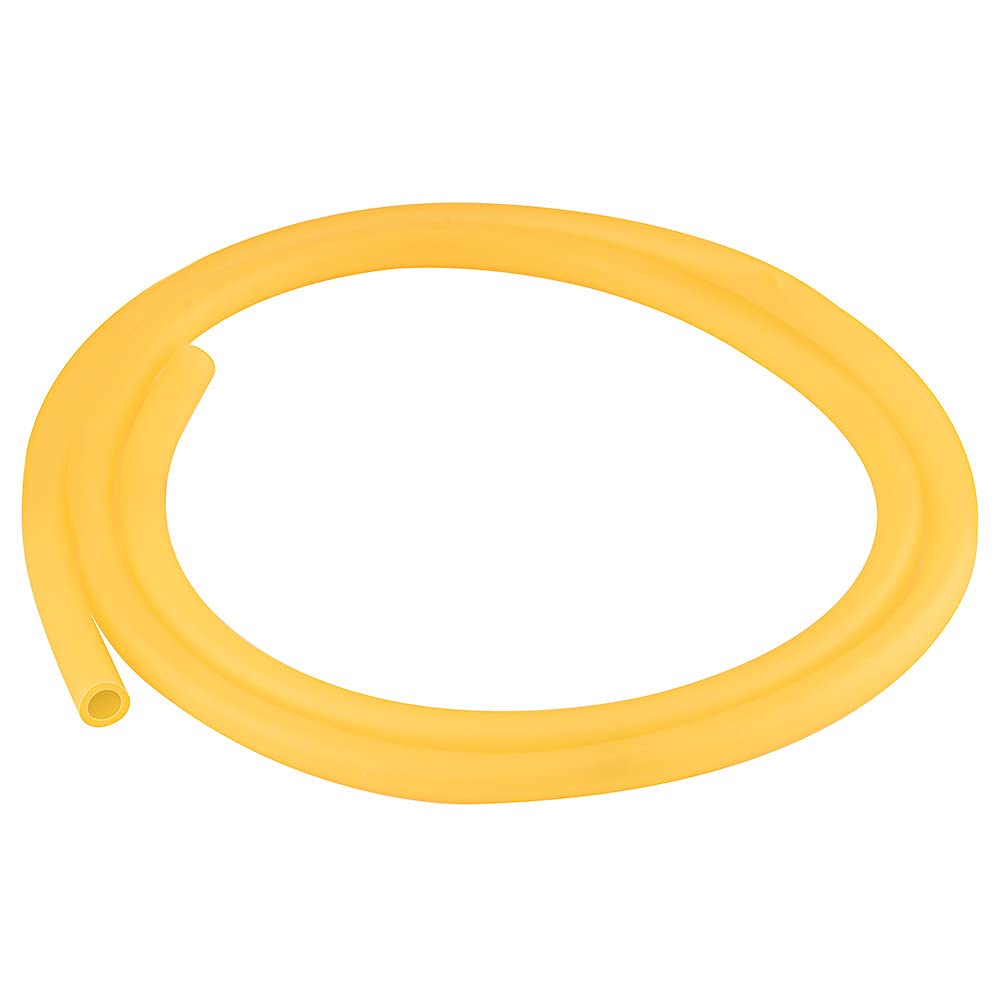 Labasics Rubber Tubing, Pure Latex Amber Tubing Natural Rubber Tube 3/8 inch (9 mm) OD 1/4 inch (6 mm) ID Highly Elastic and Strong, 1 Meter