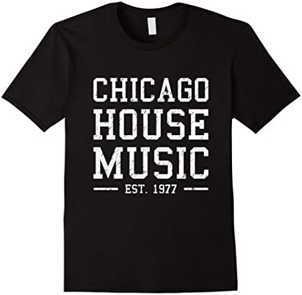 Men's Chicago House Music T-Shirt  3XL Black