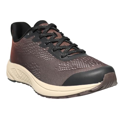 Propet Propét Mens One Evolve Athletic Sneaker Brown/Rust 14 X-Wide