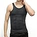 Odoland Men's Body Shaper Slimming Shirt Tummy Vest Thermal Compression Base Layer Slim Muscle Tank Top Shapewear, Gray, M