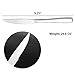Hommp 8-Piece Stainless Steel Steak Knives for Chefs Commercial Kitchen