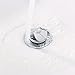 KES Bathroom Sink Drain with Overflow Vessel Sink Lavatory Vanity Pop Up Drain Stopper Polished Chrome Finish, S2007A-CH