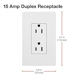 Lutron 15 Amp Tamper-Resistant Duplex