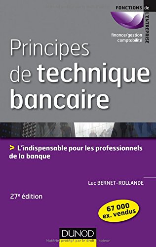 Principes de technique bancaire