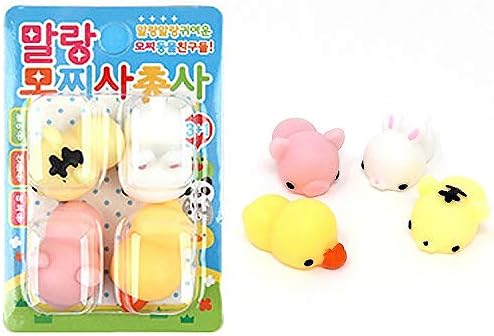 4pcs Soft Mochi Mochi Animals Jelly 
