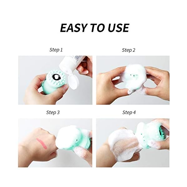 GIRO-Silicone-Octopus-Facial-Cleansing-Brush-Massager-Face-Scrubber-Deep-Pore-for-Skin-Care-Exfoliating-Massage-Handheld-Face-Brush-Manual-Facial-Cleansing-BrushesBlueGreen GIRO Silicone Octopus Facial Cleansing Brush Massager Face Scrubber Deep Pore for Skin Care Exfoliating Massage Handheld…