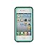 MagicSky  Apple iPhone 4/4S Case, Cheveron Owl Pattern 3-in-1 Combo Hard Case Full Body Hybrid Impact Shockproof Defender Case Cover, Cyan