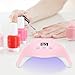 ELEHOT UV Nail Lamp Dryer LED Light for Fingernail & Toenail Gels Based Polishes with Sensor, 30s 60s 90s Timer