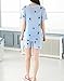 MyFav Big Girls Dogs Printed Pajama Set Summer Cute Sleepwear Cartoon Loungewear