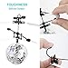 StillCool Flying Ball Children Flying Toys Infrared Induction Drone Hand Suspension Helicopter Ball Built-in Shinning LED Lights Toy for Children Kids Teenagers (Transparent Ball)