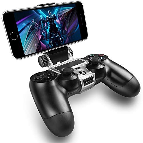 Ps4 Controller Phone Mount Adz Ps4 Phone Mount Smart Clip For Ps4 Dualshock 4 Controller Compatible With Iphone Android And Ps4 Remote Play Pricepulse