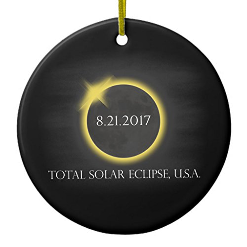 Zazzle Total Solar Eclipse August 21 2017usa Souvenir Ceramic Ornament Circle