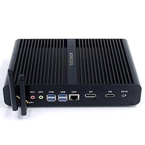 KINGDEL® NC860 Fanless Mini PC, Slim Desktop Computer, Intel i7-8550U 8th Gen. 4 Cores CPU, 16GB DDR4 RAM, 512GB NVMe…