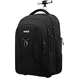 Rolling Backpack, AMBOR Waterproof Wheeled
