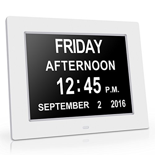 ChiTronic Memory Loss Digital Calendar Day Clock with Extra Large Non