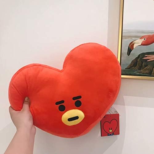 DTE SHOP 35cm Original BTS Plush Pillows Kpop Bangtan Boys bt21 Warm Bolster tata Van Cooky chimmy shooky koya rj mang Cushion Dolls