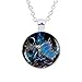 OOOUSE Blue Wing Dragon Necklace Dragon Pendant Necklace or Dragon Dragon Jewelry Dragon Pendant Dragon Necklace