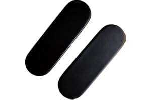 Hxeternal Compatible with Arm Pads Caps Replacement for Herman Miller Fixed and Height Adjustable Armrest Sayl Office Chair, Vinyl, 1-Pair (Black)