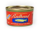 No Salt Added Wild Alaska Redhead Sockeye Salmon (12) 7.5 Oz Cans