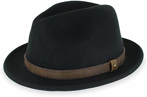 Belfry Nico - Crushable Wool Felt Fedora Hat (Large)