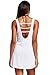 SMUDGE Life Women's Summer Beach Sleeveless Tank T-Shirt Swimsuit Dress Cover Up