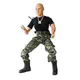 World Peacekeepers Army Men Action Figures: 30-Pt. Full-Motion 12-Inch Army Toys w/ Ninja Grip, M4 Military Carbine, Scope & Bipod (Black-Shirt Edition)