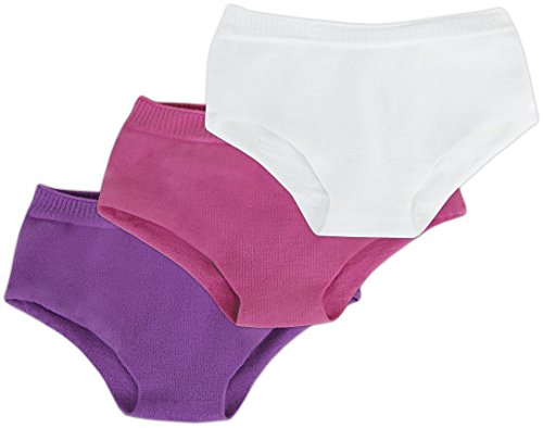 SmartKnitKIDS Seamless Sensitivity Undies - Girls 3 Pack - Thumbnail 4