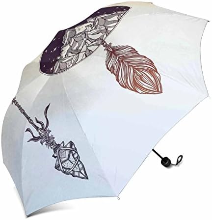Aiggquhe Anti Rain/Sun Auto Open And Close Umbrella Foldable Umbrella