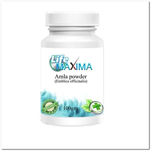 Life Maxima Amla powder Emblica officinalis Amalaki preventing hair loss 100gm (BUY 3 GET 1 FREE)