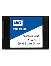 Western Digital 500GB WD Blue 3D NAND Internal PC SSD - SATA III 6 Gb/s, 2.5"/7mm, Up to 560 MB/s - WDS500G2B0A