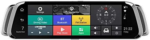 4G 10 Inch Car Rearview Mirror DVR Camera Dual Lens Android 5.1 Dash Cam
