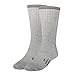3 Pairs Thermal 80% Merino Wool Socks Thermal Hiking Crew Black/Brown/Grey Medium Men's 5-8.5,Women's 6-10.5