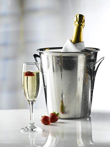 Lav Champagne Flute Glasses / Long Steam / 220 cc / 7.5 Ounce / Set Of 6 Glass / Clear Glass