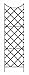 Panacea 89655 Giant Trellis, Includes Wall-Mounting Brackets, 108-Inch Height by 30-Inch Width, Black