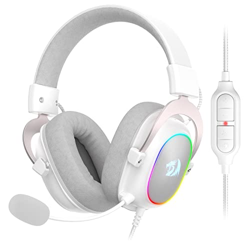 H510 Zeus-X Cascos Cable 7.1 53mm Blanco